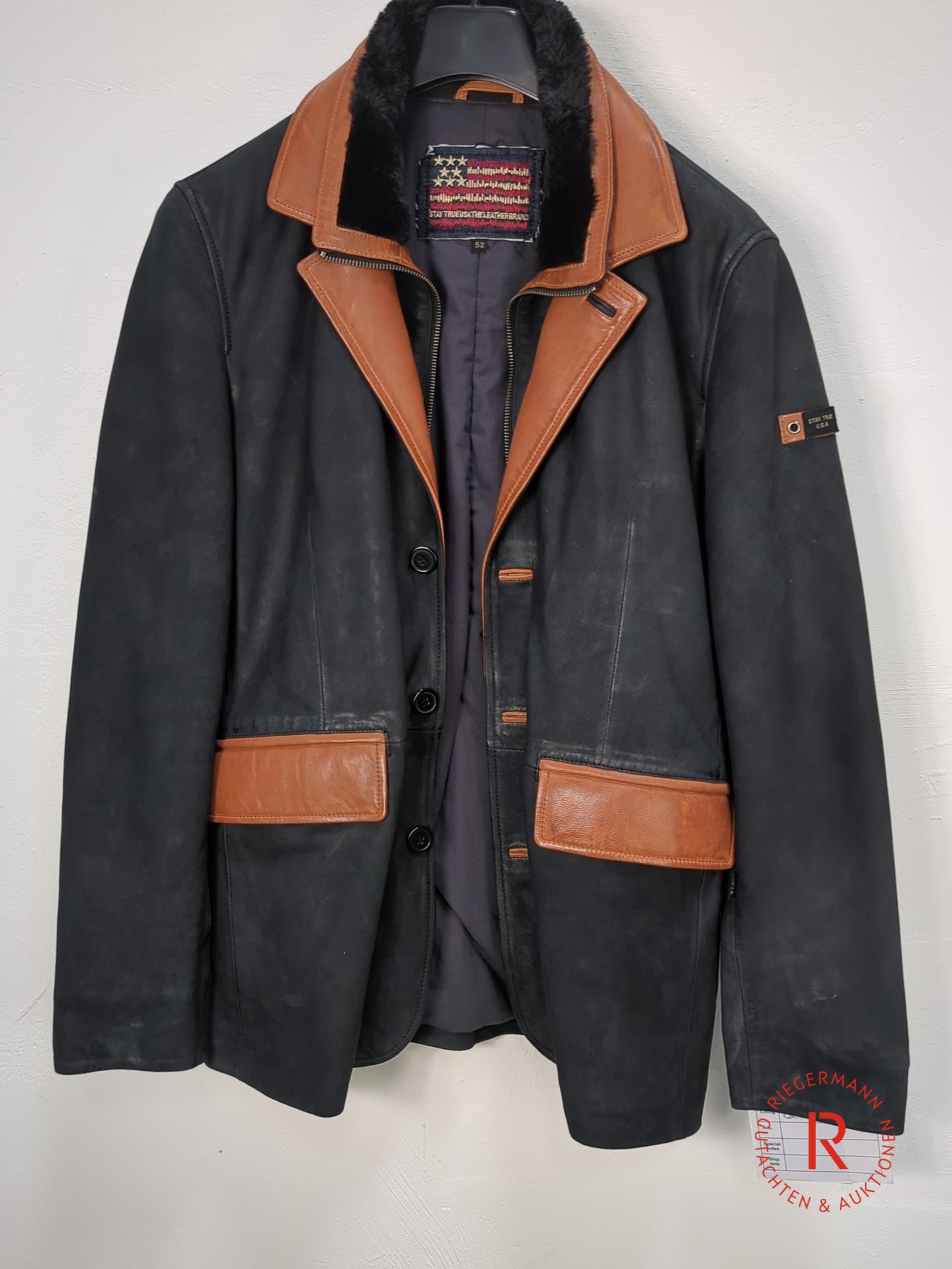 DAMEN LEDERJACKE GRÖSSE 52